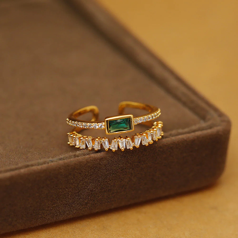 Chic Open Zirconia Women’s Ring