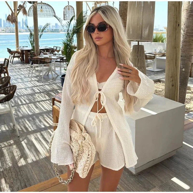Casual Long Sleeve Two-Piece Set