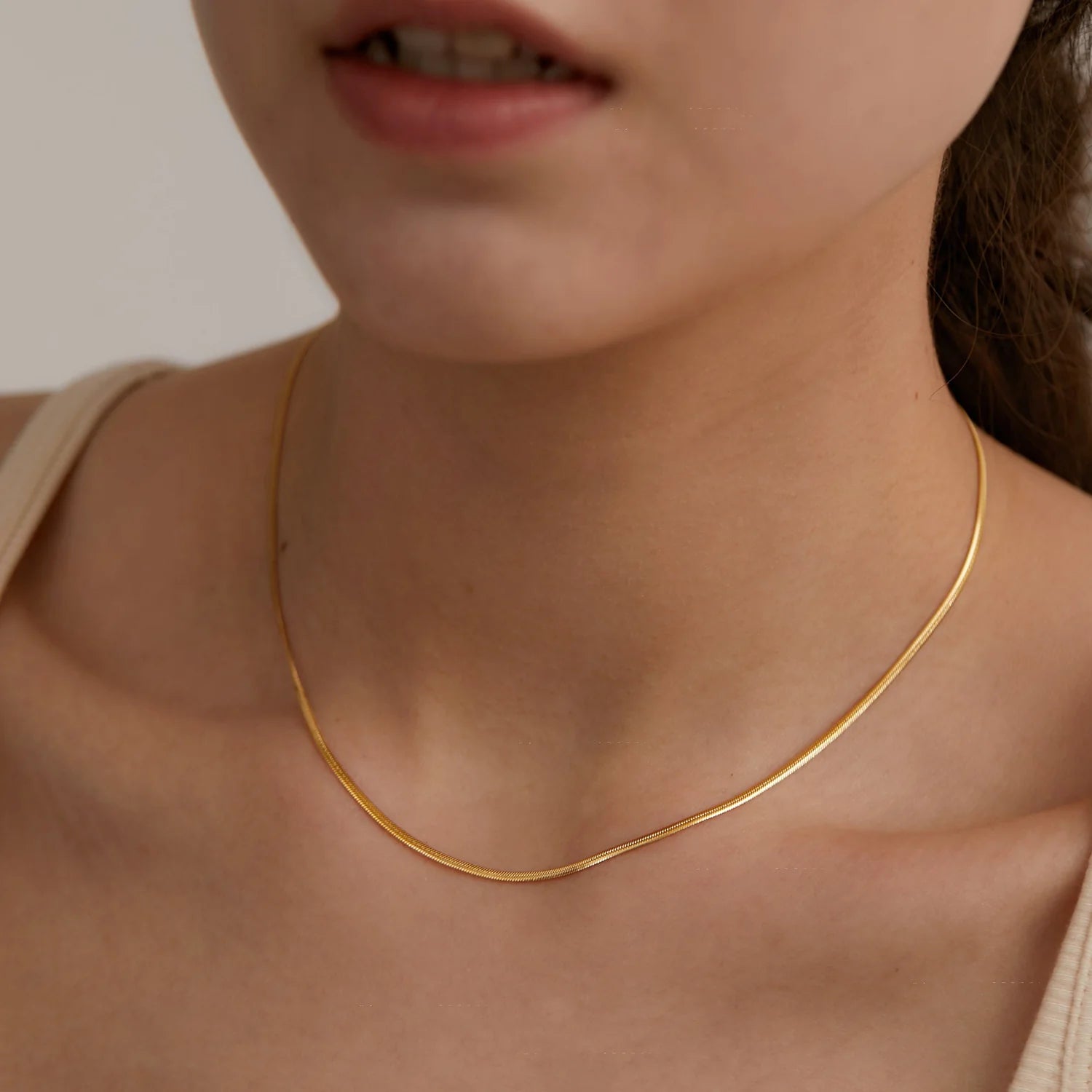 Elegant Layered Gold Choker