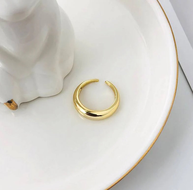 Classic 925 Silver & Gold Plated Ring