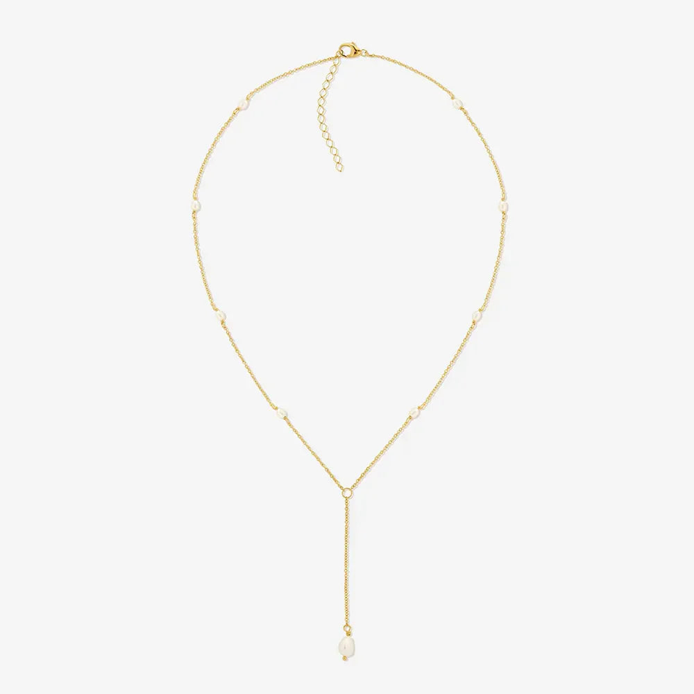Gold Plated Freshwater Pearl Necklace