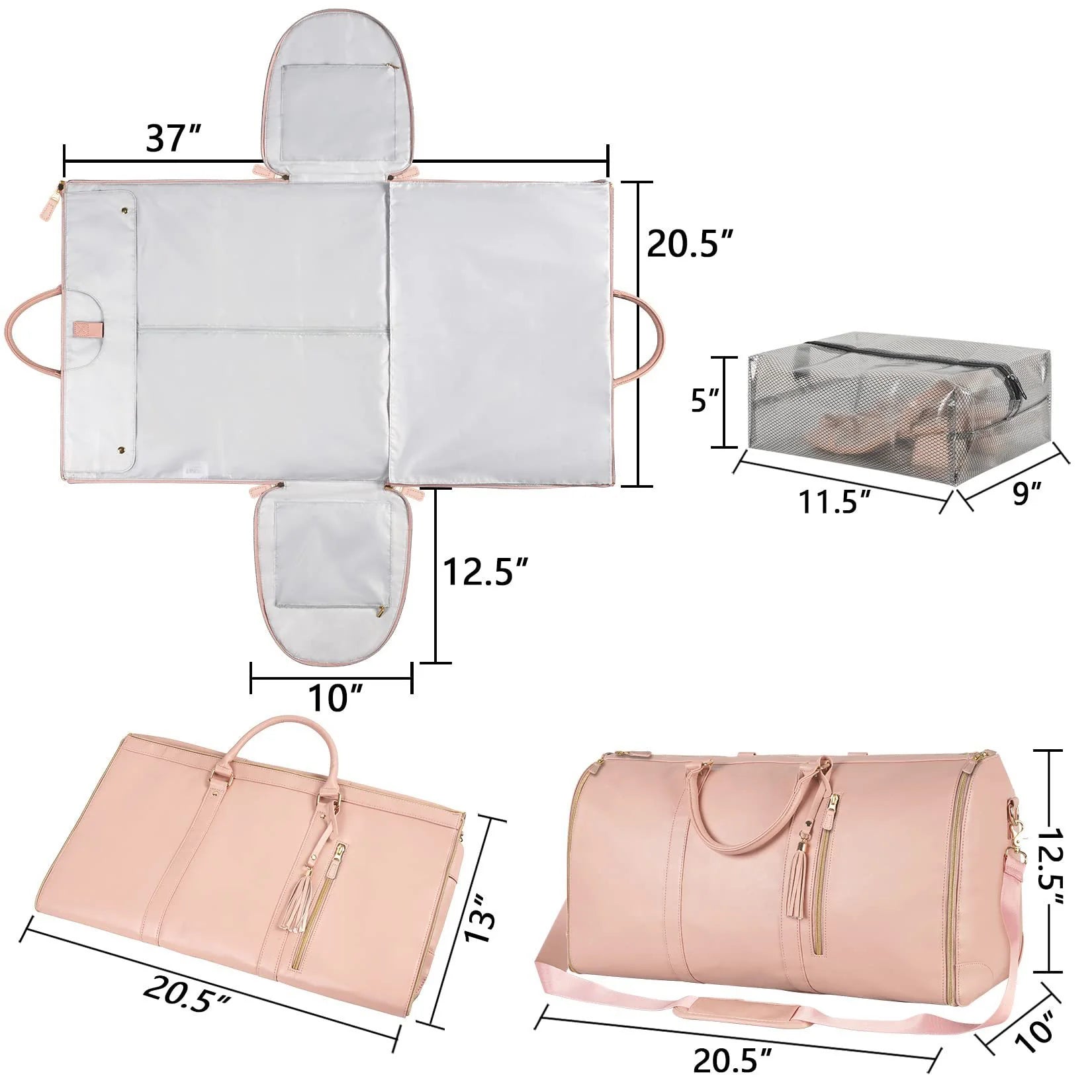 Women’s Foldable Travel Suit & Duffle Bag