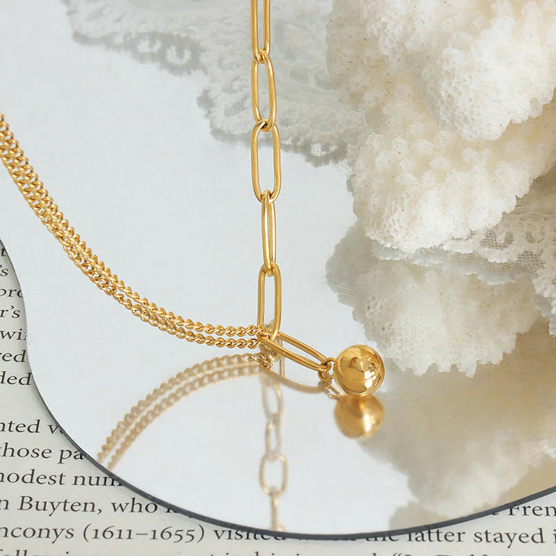 Double Chain Dainty Anklet – Tarnish Resistant