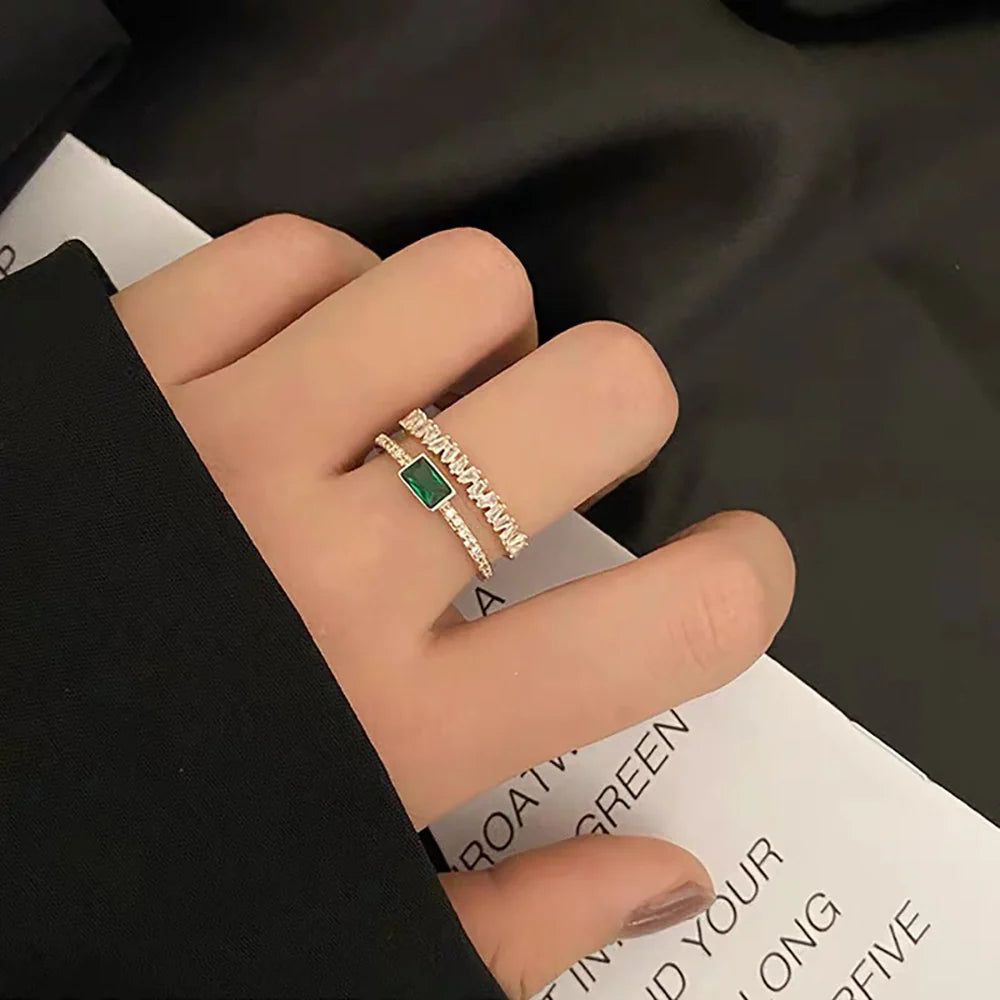 Chic Open Zirconia Women’s Ring