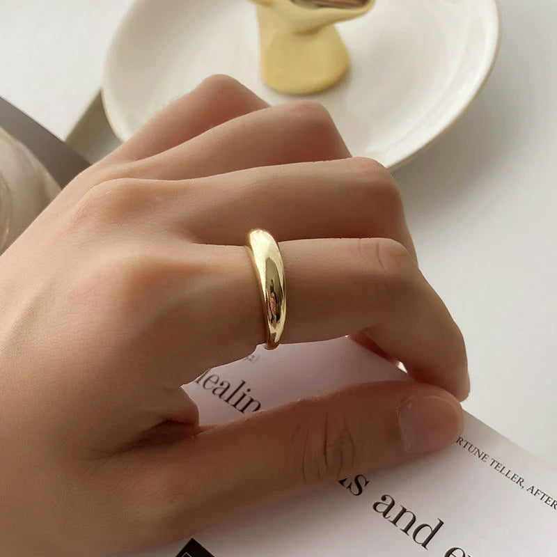 Classic 925 Silver & Gold Plated Ring