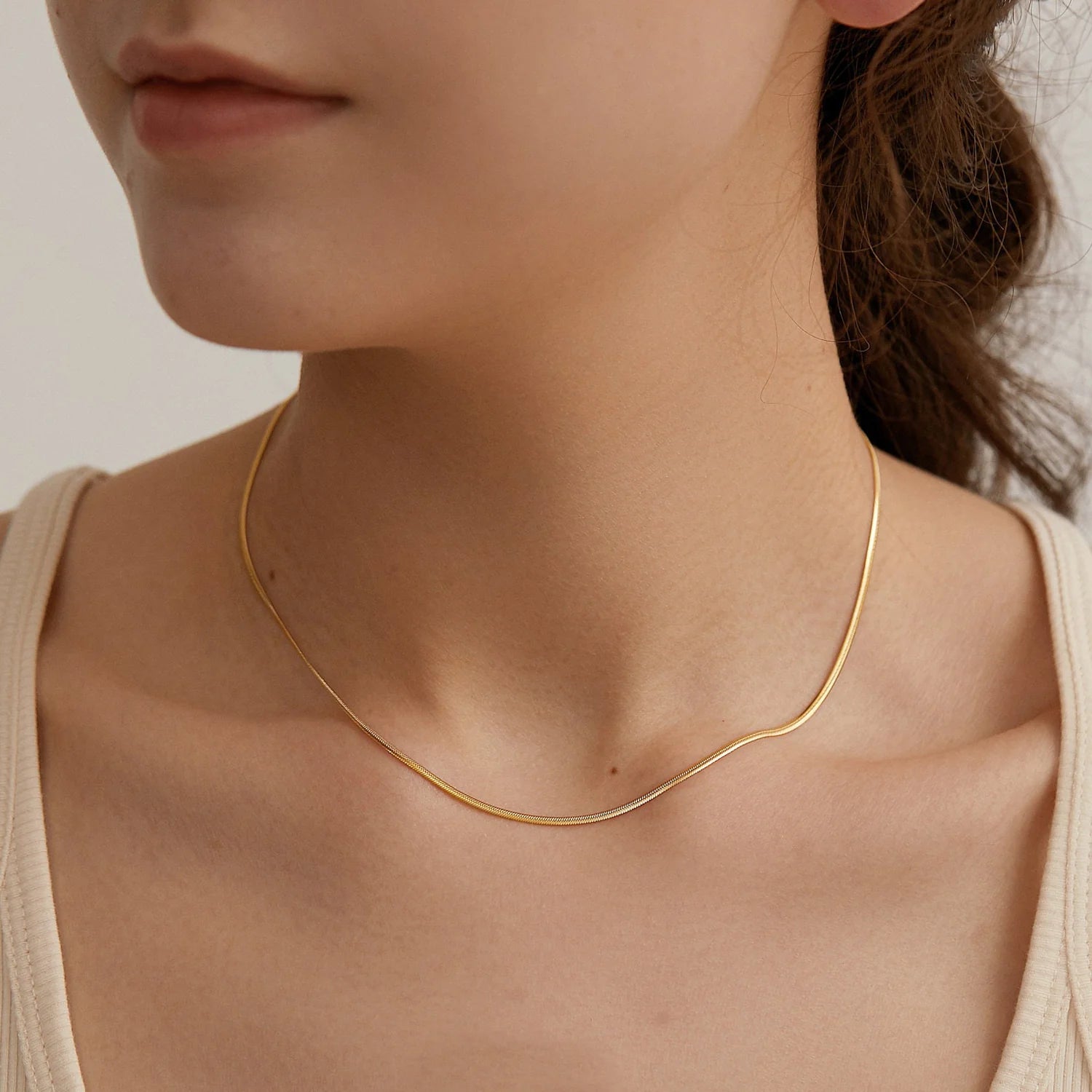 Elegant Layered Gold Choker