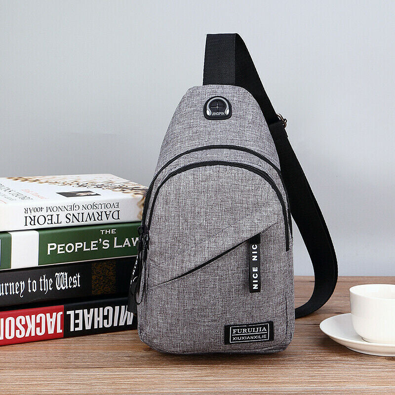 Sling Bag Chest Fanny Packs Cross Body Travel Sports Shoulder Backpack