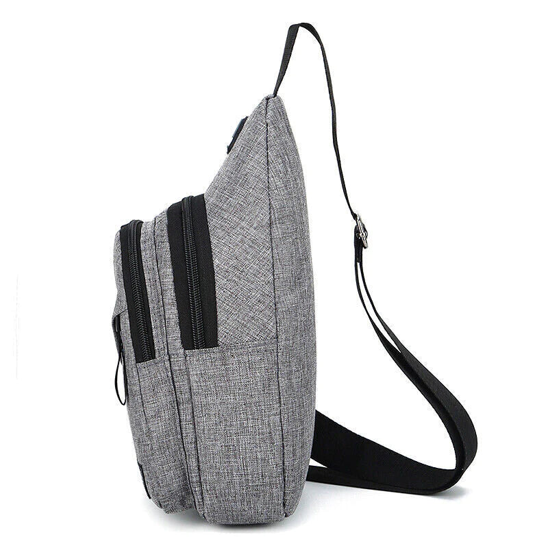 Sling Bag Chest Fanny Packs Cross Body Travel Sports Shoulder Backpack