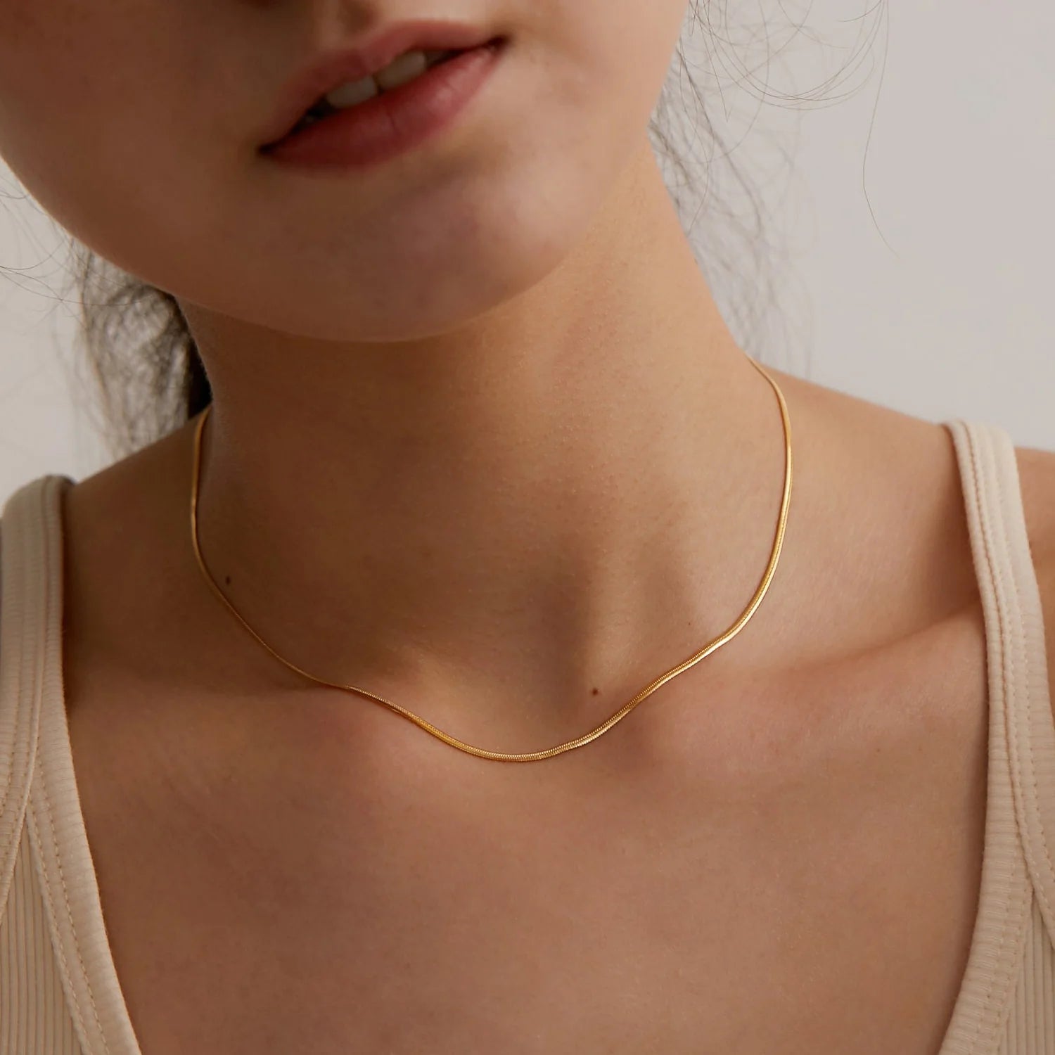 Elegant Layered Gold Choker