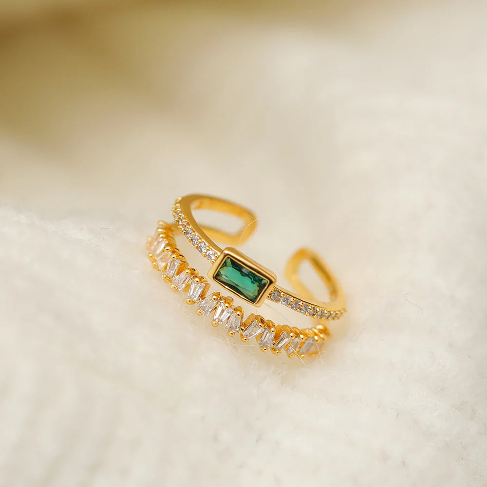 Chic Open Zirconia Women’s Ring