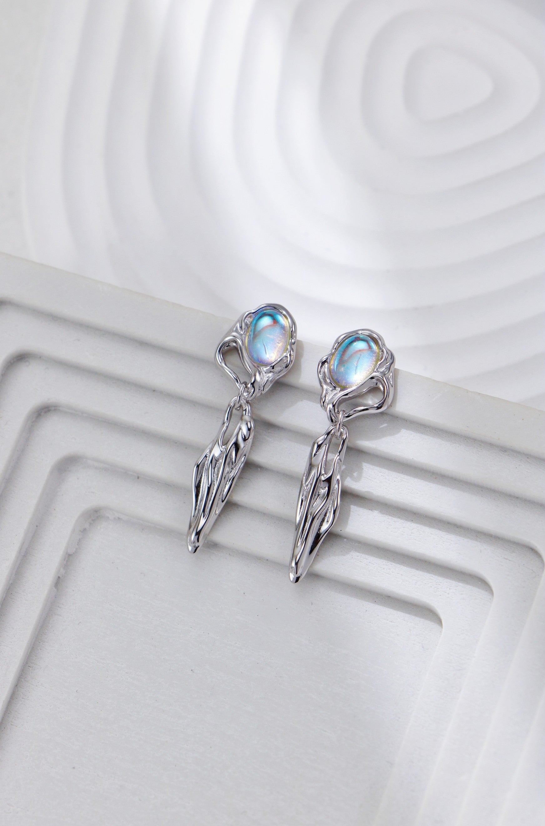 Vintage Moonstone Drop Earrings